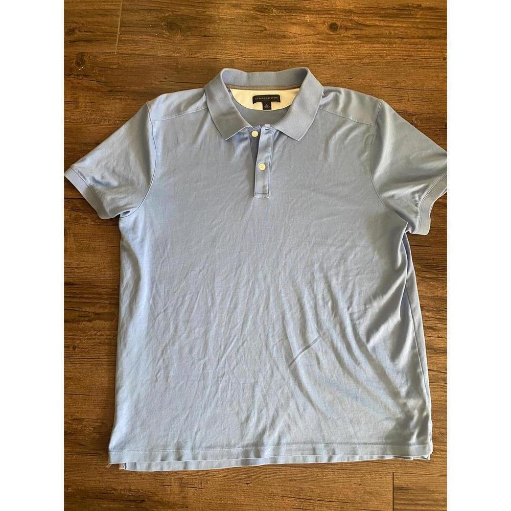 Banana Republic Light Blue Polo Shirt XL